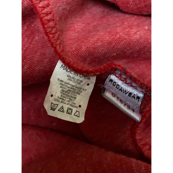 Rocawear Mens Red Track Jacket Full-Zip Logo Embroidered Pockets M - Picture 6 of 7